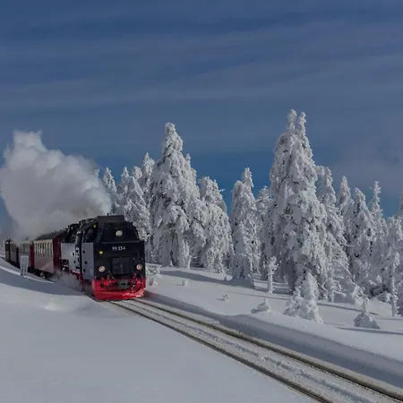 아파트 Gemuetliche Residenz Mit Holzofen-sauna Von Harztraveler 베르니게로데